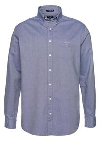 Gant, Herren Hemd 'The Oxford Shirt BD', Taubenblau