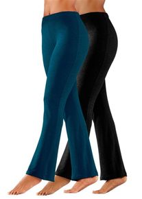 Vivance, Damen Leggings, Blau / Schwarz