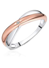 Rafaela Donata, Damen Ring, Rosegold / Silber