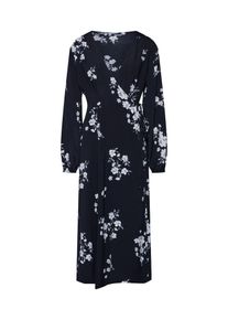 GAP, Damen Kleid 'LS WRP MIDRS', Mischfarben / Schwarz