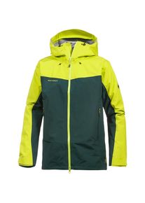 Mammut, Herren Hardshelljacke 'Crater', Limone / Petrol