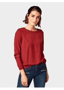 Tom Tailor, Damen Blusenshirt, Rostrot