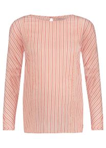 Esprit Maternity, Damen Bluse, Orange / Wei&szlig;