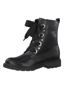 Marco Tozzi, Damen Schn&uuml;rstiefel, Schwarz