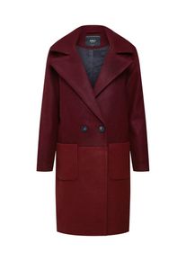 Only, Damen Mantel, Rot / Weinrot