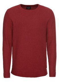 Only & Sons Only & Sons, Herren Pullover 'onsLOCAN NAP STRUC. KNIT', Weinrot