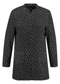 SAMOON, Damen Blazer, Schwarz / Weiß