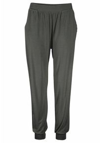 Lascana, Damen 'L&auml;ssige Yoga & Relaxhose', Schlammfarben