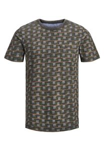 Jack & Jones JACK & JONES, Herren T-Shirt, Grau / Basaltgrau / Oliv