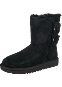 UGG Australia UGG, Damen Winterstiefel 'Bailey Fluff Buckle', Schwarz