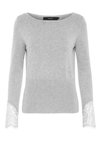 Véro Moda VERO MODA, Damen Pullover, Hellgrau