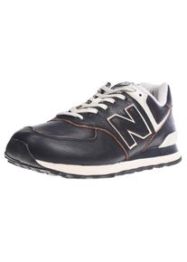 New Balance, Herren Sneaker 'ML574 D', Kobaltblau / Hellbraun / Schwarz / Weiß