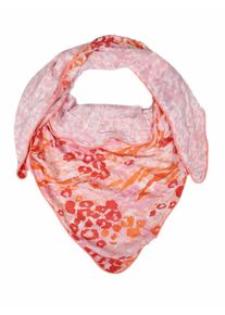 Zwillingsherz, Damen Tuch 'Leichtes Dreieck Leo', Orange / Rosa / Rot
