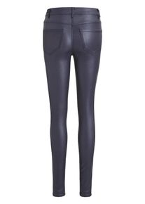 Vila, Damen Jeans 'Coated', Dunkelgrau