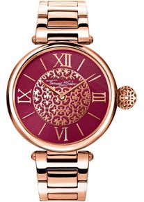 Thomas Sabo, Damen Quarzuhr 'WA0306-265-212-38 mm', Rosegold / Blutrot
