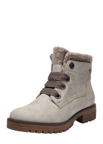 Tom Tailor, Damen Boot mit Strickschaft, Offwhite
