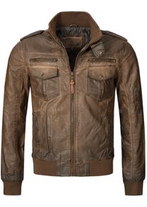 INDICODE JEANS, Herren Bikerjacke Inco ', Braun