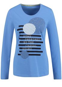 Gerry Weber, Damen Shirt, Royalblau / Schwarz / Weiß