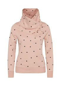 Only, Damen Pullover 'LISA BOW HIGHNECK', Rosa