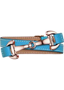 dimacci, Damen Armband 'Alba', Neonblau / Bronze
