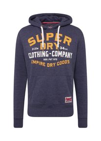 Superdry, Herren Sweatshirt 'FLAGSHIP HOOD', Blau / Orange / Weiß
