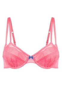 Palmers, Damen BH 'FLAMINGO LEAVES BH ungefüttert', Pink
