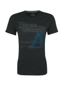 s.Oliver RED LABEL, Herren T-Shirt, Blau / Grau / Schwarz