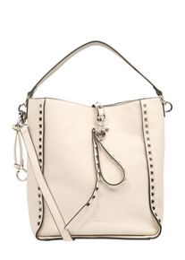 comma, Damen Tasche 'BE IN LOVE Hobo MVO', Creme