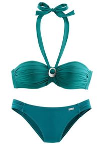 Lascana, Damen Bügel-Bandeau-Bikini, Pastellblau