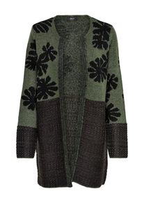 Only, Damen Cardigan, Grasgrün / Schwarz