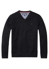 Tommy Hilfiger, Pullover 'AME TOMMY VN SWEATER L/S', Nachtblau