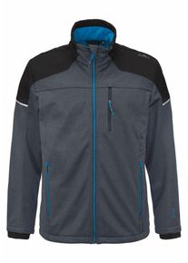 CMP, Herren Softshelljacke, Blau / Graumeliert / Schwarz