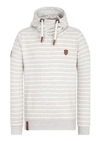 Naketano, Herren Kapuzenpullover, Grau / Wei&szlig;