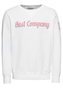 Best Company, Herren Sweatshirt 'CREW', Weiß