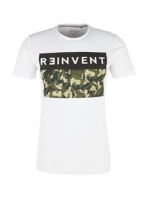 s.Oliver RED LABEL, Herren T-Shirt, Mischfarben / Weiß