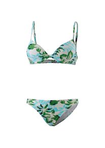 Marc O'Polo Marc O'Polo, Damen Bikini Set, Beige / Neonblau / Grün