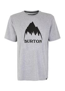 Burton, Herren Printshirt 'MB CLSSMTNHGH SS', Hellgrau / Schwarz