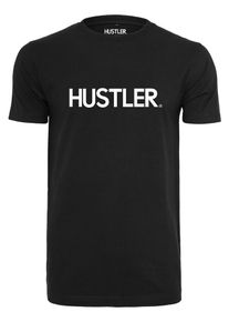 Mister Tee, Herren T-Shirt 'Hustler Definition', Schwarz / Wei&szlig;