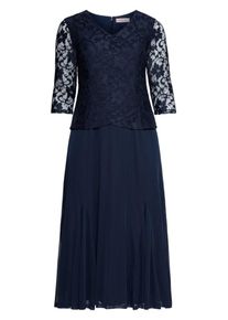 sheego Style, Damen Abendkleid, Marine