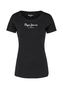 Pepe Jeans, Damen T-Shirt 'NEW VIRGINIA', Schwarz