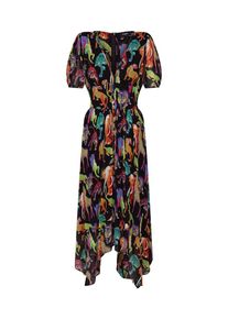 THE KOOPLES, Damen Kleid, Mischfarben / Schwarz