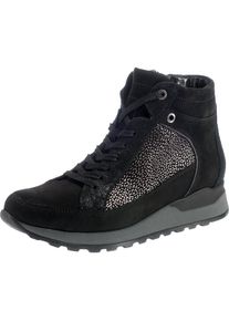 Waldläufer WALDLÄUFER, Damen Stiefeletten, Graphit / Schwarz / Silber