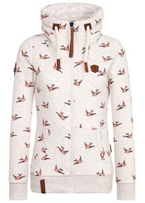 Naketano, Damen Sweatjacke, Creme / Mischfarben