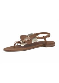 Tamaris, Damen Sandalen, Braun / Hellpink / Silber