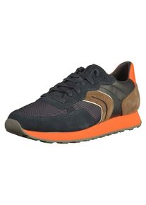 Geox, Herren Sneaker, Nachtblau / Braun / Dunkelorange