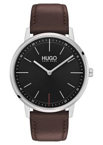 Hugo, Herren Uhr 'Exist', Braun / Schwarz / Silber