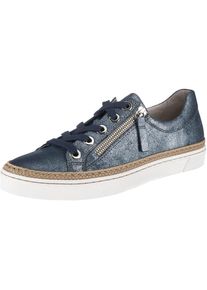 Gabor, Damen Sneakers, Blau / Wei&szlig;