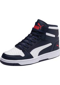Puma, Herren Sneaker 'Rebound LayUp L', Navy / Rot / Wei&szlig;