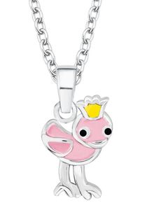 Prinzessin Lillifee, Damen Kette mit Anhänger 'Vogel, 2018027', Gelb / Rosa / Silber