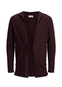 Jack & Jones JACK & JONES, Herren Strickjacke, Burgunder